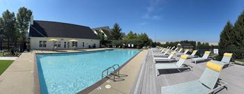 Resort-style swimming pool